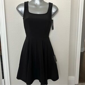 NWT LULUS MINI BLACK DRESS XS skater